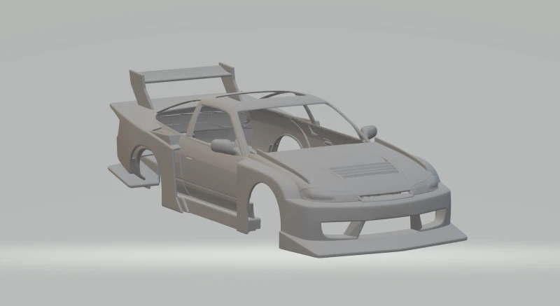 Nissan sileigthy custom 3D Print Model .c4d .max .obj .3ds .fbx .stl .blend