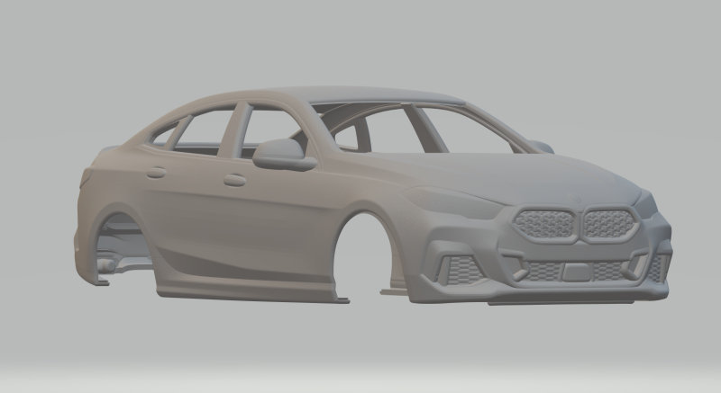 M2 gran coupe 3Dプリントモデル .c4d .max .obj .3ds .fbx .stl .blend