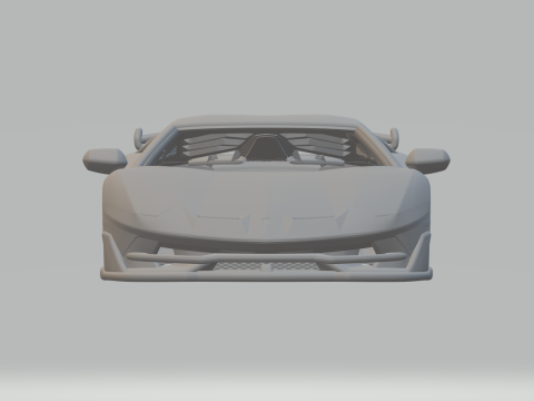 Aventador lsvj 3D Baskı Modeli