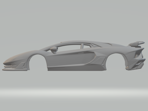 Aventador lsvj 3D Baskı Modeli
