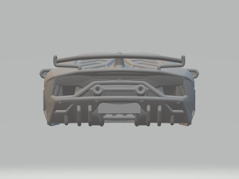Aventador lsvj 3D Baskı Modeli