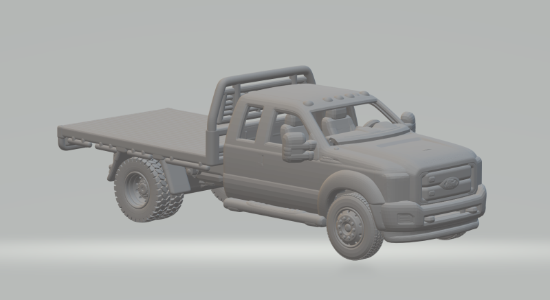 350 flatbed Modelo de impresión 3D .c4d .max .obj .3ds .fbx .stl .blend 