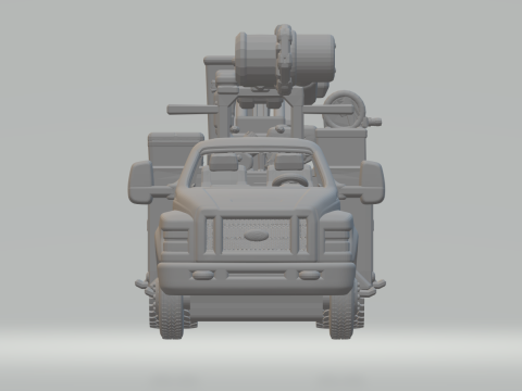 750 service truck 3D प्रिंट मॉडल