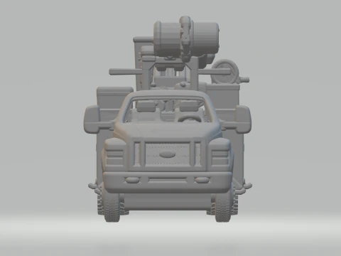 750 service truck 3D Print Model