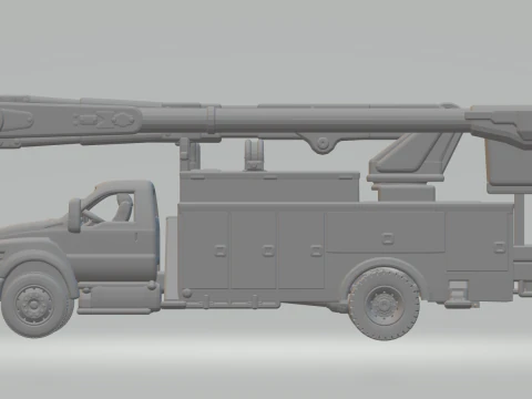750 service truck 3D Print Model