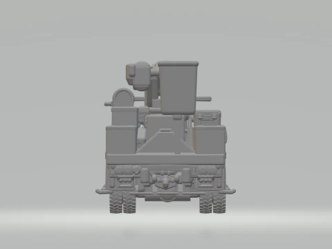750 service truck 3D Print Model