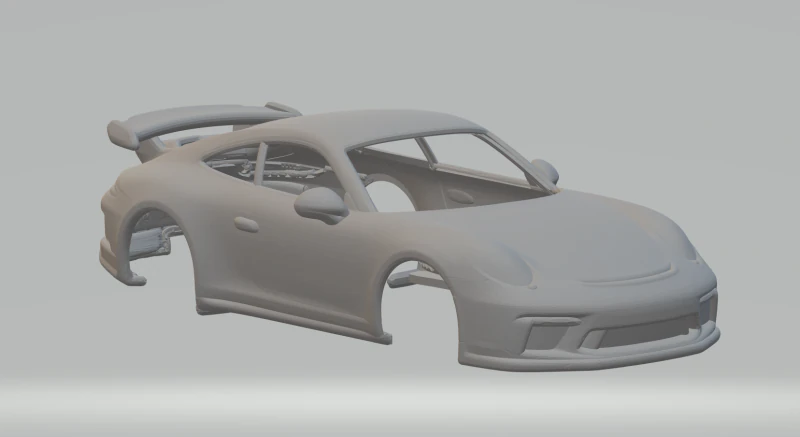 Porsche 911 3D Print Model .c4d .max .obj .3ds .fbx .stl .blend 