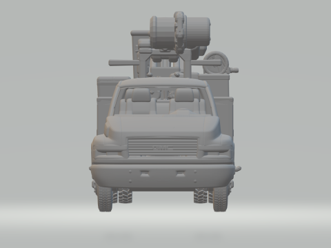 Gmc service truck Modèles 3D en vedette