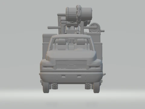 Gmc service truck 3D Print Model