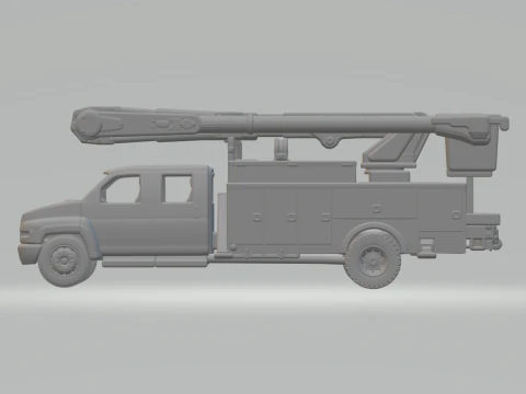 Gmc service truck 3D Print Model