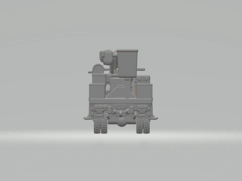 Gmc service truck 3D Print Model