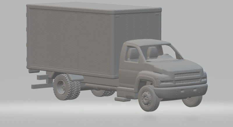 Gmc box 3D Print Model .c4d .max .obj .3ds .fbx .stl .blend 