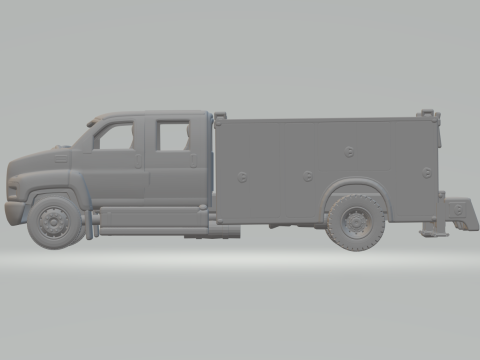 Gmc c8500 service truck Modelo de impresión 3D