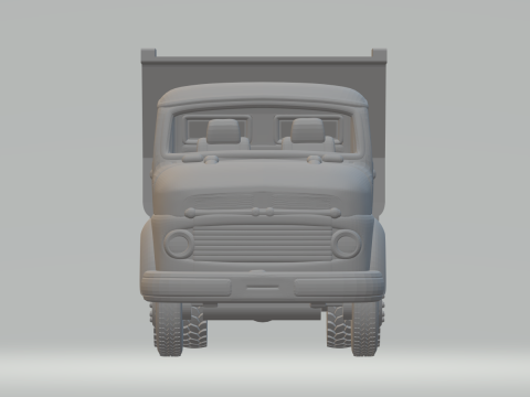 Mercedes benz 1111 dumper 3D Принт Модель