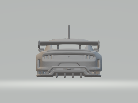 Mustang gt race car 3D Baskı Modeli