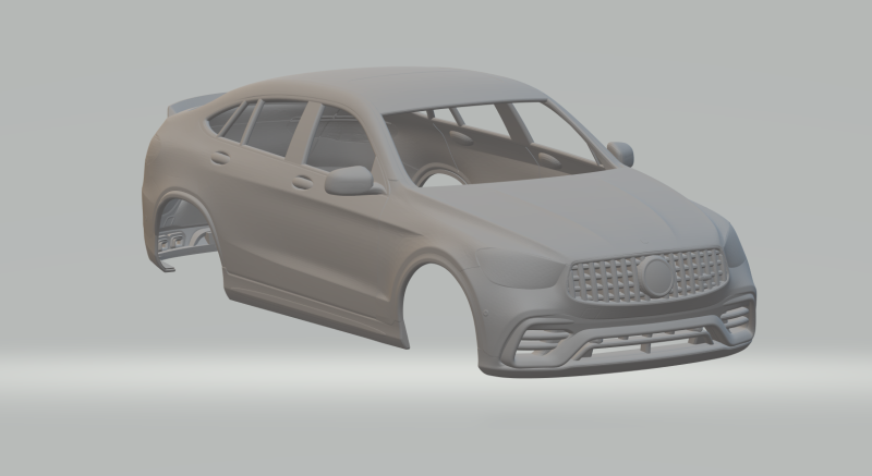 Mercedes glc amg 3D Принт Модель .c4d .max .obj .3ds .fbx .stl .blend 