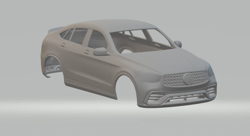 Mercedes glc amg 3D Print Model .c4d .max .obj .3ds .fbx .stl .blend 