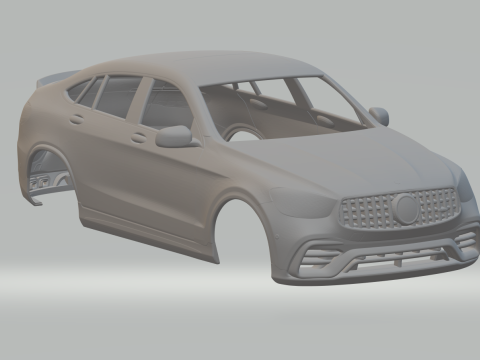 Mercedes glc amg Modèles 3D en vedette