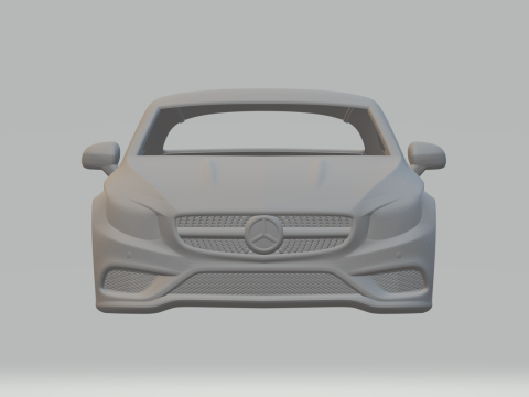 Mercedes S-Class Coupe Modèles 3D en vedette