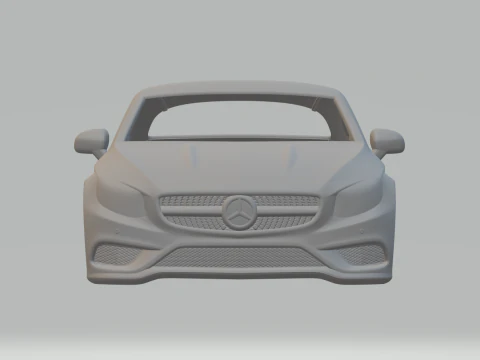 Mercedes S-Class Coupe 3D Print Model