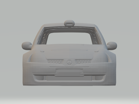Renault clio race car Modello di stampa 3D
