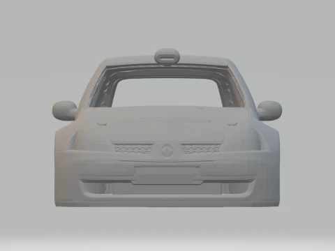 Renault clio race car 3D Print Model