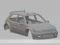 Citroen saxo Model Cetak 3D