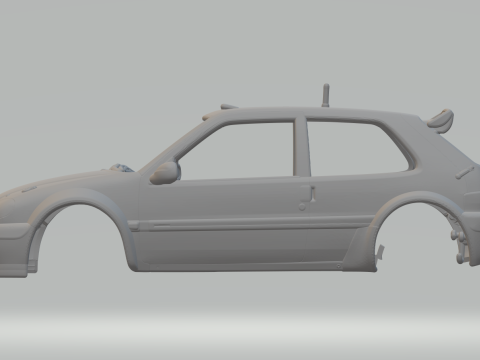 Citroen saxo 3D-Druckmodell