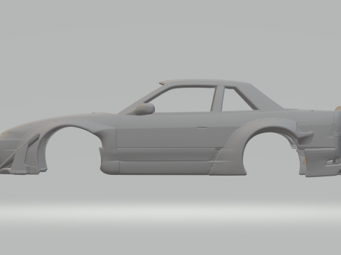 Nissan Silvia S13 Onevia Model do druku 3D