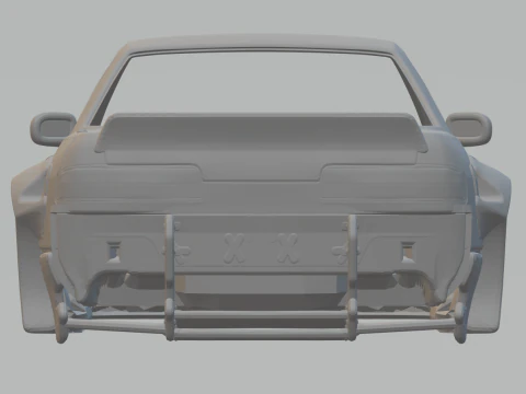 Nissan Silvia S13 Onevia 3D Print Model