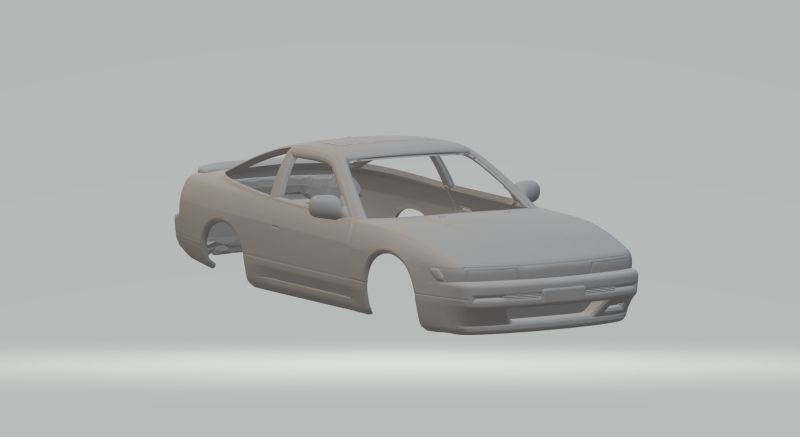 Nissan SilEighty 3D प्रिंट मॉडल .c4d .max .obj .3ds .fbx .stl .blend 