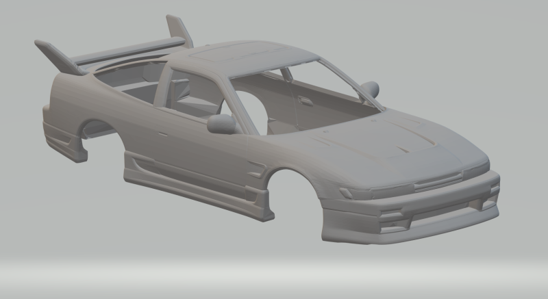 Nissan SilEighty Modelo de Impressão 3D .c4d .max .obj .3ds .fbx .stl .blend 