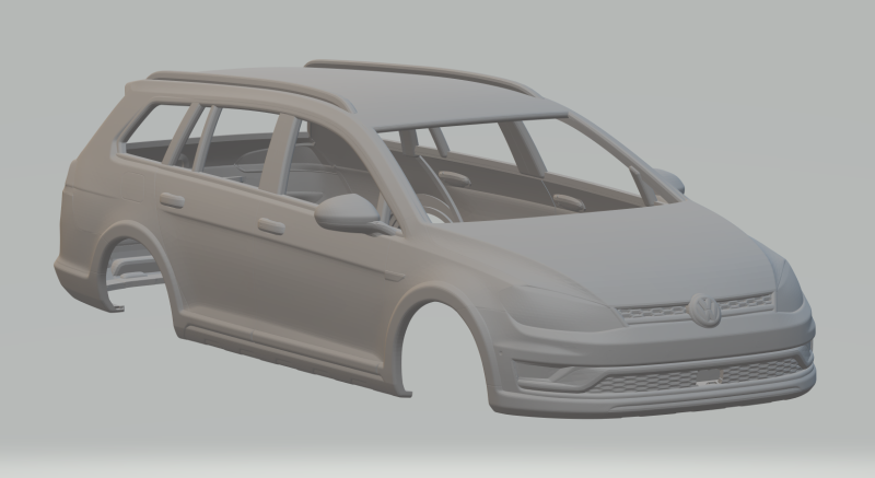Golf variant all track Model do druku 3D .c4d .max .obj .3ds .fbx .stl .blend 
