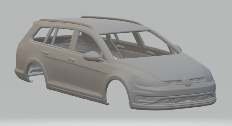 Golf variant all track 3D Print Model .c4d .max .obj .3ds .fbx .stl .blend 