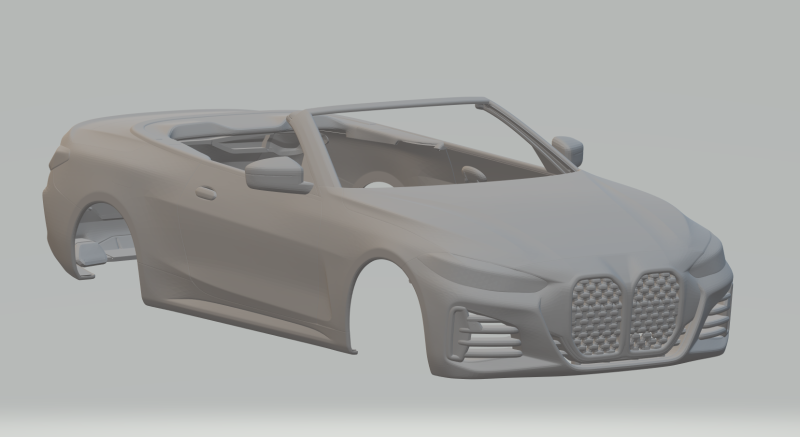 M440 cabriolet 3D प्रिंट मॉडल .c4d .max .obj .3ds .fbx .stl .blend 