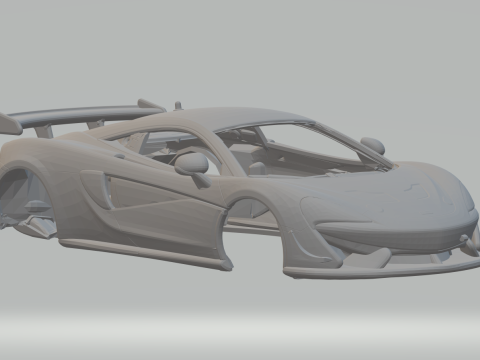 Mclaren 570 gt4 3D प्रिंट मॉडल