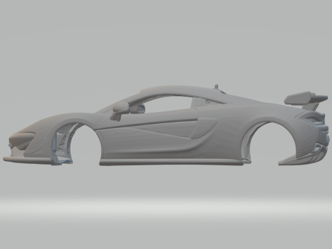 Mclaren 570 gt4 3Dプリントモデル