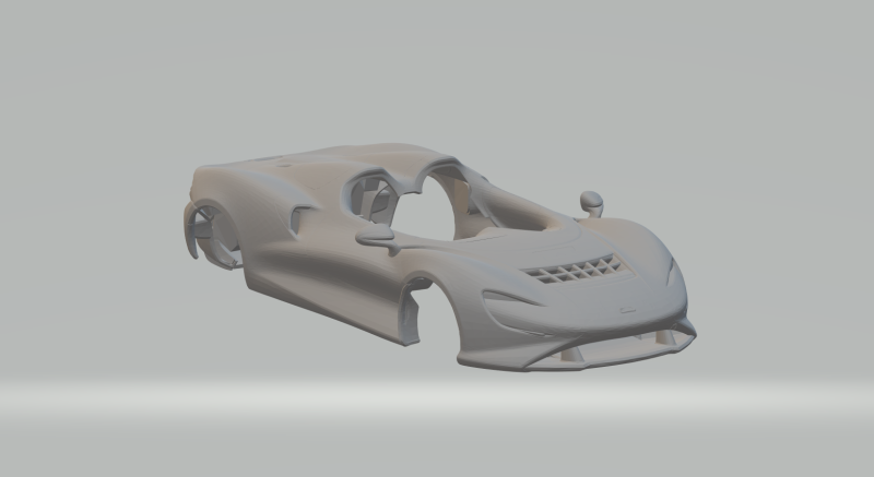 Mclaren elva 2021 3D प्रिंट मॉडल .c4d .max .obj .3ds .fbx .stl .blend