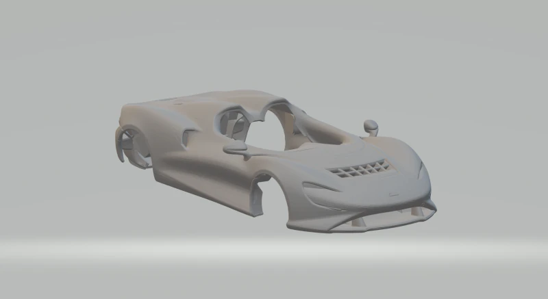 Mclaren elva 2021 3D Print Model .c4d .max .obj .3ds .fbx .stl .blend 