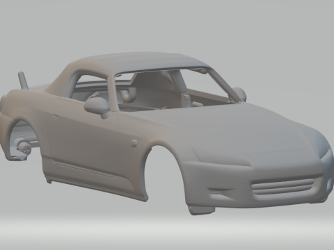Honda s2000 3D Print Model
