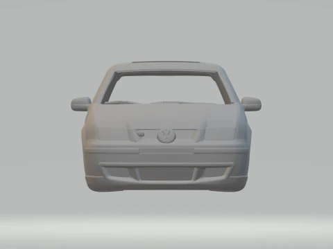 Фольксваген Гольф Кастом 3D Принт Модель
