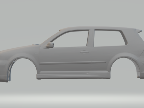 Vw golf custom Modelo de impresión 3D