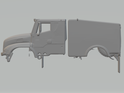Iveco dakar 3D Print Model