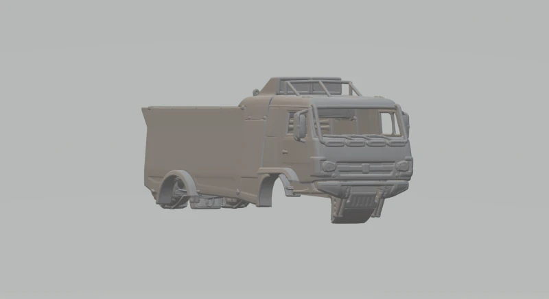 Kamaz dakar 3D Print Model .c4d .max .obj .3ds .fbx .stl .blend 