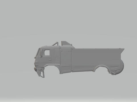 Kamaz dakar 3Dプリントモデル