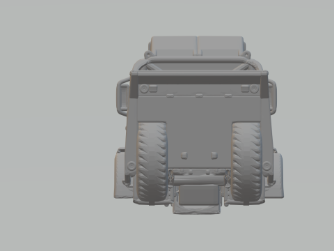 Kamaz dakar 3Dプリントモデル