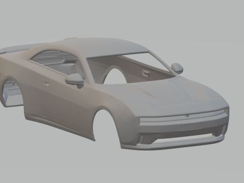 Charger Daytona EV 3D 打印模型