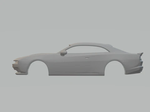 Charger Daytona EV 3D Print Model