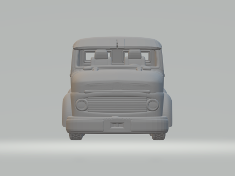 Кастомный грузовик Мерседес 1111. 3D Принт Модель