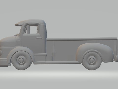 Кастомный грузовик Мерседес 1111. 3D Принт Модель